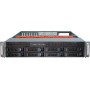 Inter-Tech IPC 2U-2408 Supporto Nero, Acciaio inossidabile (88887117)