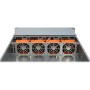 Inter-Tech IPC 2U-2408 Supporto Nero, Acciaio inossidabile (88887117)