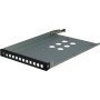 Inter-Tech IPC 1U-1404 Supporto Nero, Acciaio inossidabile (88887115)