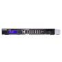QNAP QGD-1600P Gestito Gigabit Ethernet (10/100/1000) Supporto Power over Ethernet (PoE) 1U Nero, Grigio (QGD-1600P-4G)