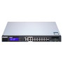 QNAP QGD-1600P Gestito Gigabit Ethernet (10/100/1000) Supporto Power over Ethernet (PoE) 1U Nero, Grigio (QGD-1600P-4G)