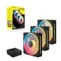 iCUE LINK LX120-R RGB Reverse (schwarz, 3er Pack, 120 mm) (CO-9051050-WW)