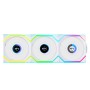 Lian Li UNI FAN SL Wireless LCD 120 Reverse Blade Case per computer Ventilatore 12 cm Bianco 3 pz (12RSLLCD1W3W)