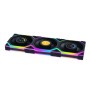 Lian Li UNI FAN SL Wireless LCD 120 Reverse Blade Case per computer Ventilatore 12 cm Nero 3 pz (12RSLLCD1W3B)