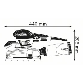 Bosch 0 601 292 901 levigatrice portatile Levigatrice orbitale 11000 Giri/min 22000 OPM (0601292901)