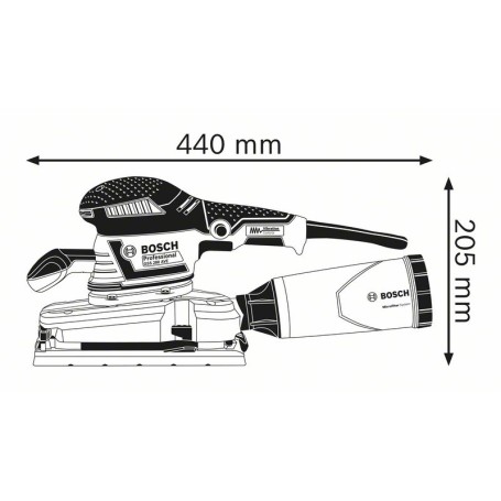 Bosch 0 601 292 901 levigatrice portatile Levigatrice orbitale 11000 Giri/min 22000 OPM (0601292901)