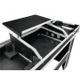 Roadinger 30124208 custodia per attrezzatura audio Tavolo da DJ Custodia rigida Legno compensato Nero, Argento