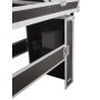 Roadinger 30124208 custodia per attrezzatura audio Tavolo da DJ Custodia rigida Legno compensato Nero, Argento