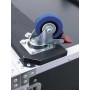 Roadinger 3010980M custodia per attrezzatura audio Amplificatore Custodia rigida Alluminio Nero, Argento