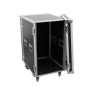 Roadinger 3010980M custodia per attrezzatura audio Amplificatore Custodia rigida Alluminio Nero, Argento