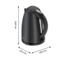 WMF Stelio 0413020072 bollitore elettrico 1,7 L 2400 W Nero