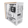 Lian Li Lancool LAN217W computer case Midi Tower Bianco, Legno