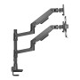 ACT AC8341 supporto per laptop Braccio per computer portatile e monitor Nero 43,9 cm (17.3")