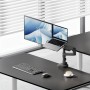 ACT AC8341 supporto per laptop Braccio per computer portatile e monitor Nero 43,9 cm (17.3")
