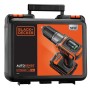 Black & Decker ASD18K-QW trapano Senza chiave Nero, Arancione