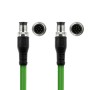 ACT SC3874 cavo per sensori e attuatori 15 m M12 Nero/Verde