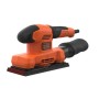 Black & Decker BEW220 Levigatrice orbitale 14000 Giri/min Nero, Arancione (BEW220-QS)