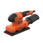 Black & Decker BEW220 Levigatrice orbitale 14000 Giri/min Nero, Arancione (BEW220-QS)