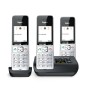 Gigaset COMFORT 500A Trio Telefono analogico/DECT Identificatore di chiamata Nero, Argento (L36852-H3023-B111)