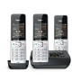 Gigaset COMFORT 500A Trio Telefono analogico/DECT Identificatore di chiamata Nero, Argento (L36852-H3023-B111)