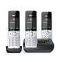 Gigaset COMFORT 500A Trio Telefono analogico/DECT Identificatore di chiamata Nero, Argento (L36852-H3023-B111)