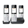 Gigaset COMFORT 500A Trio Telefono analogico/DECT Identificatore di chiamata Nero, Argento (L36852-H3023-B111)