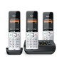 Gigaset COMFORT 500A Trio Telefono analogico/DECT Identificatore di chiamata Nero, Argento (L36852-H3023-B111)