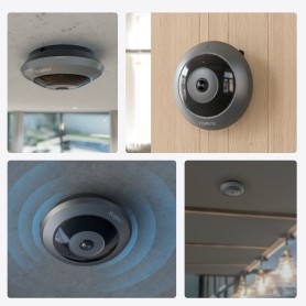 Reolink Fisheye Series W520 Telecamera di sicurezza IP Interno 2560 x 2560 Pixel Soffitto/muro