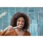 Philips Sonicare Diamond Clean 9000 Spazzolino Elettrico Sonico Bianco con App, con custodia da viaggio HX9913/17
