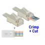 DeLOCK 86450 pinza crimpatrice Set di utensili/attrezzi Nero, Blu