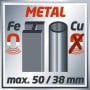 Einhell TC-MD 50 multirilevtore digitale Cavo in tensione, Metallo, Legno (2270090)