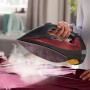 Philips 7000 series DST7022/40 ferro da stiro Ferro a vapore SteamGlide Plus 2800 W Nero, Rosso