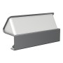 Kindermann 7430000063 cassetta di scarico Tipo F Alluminio, Bianco
