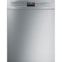 SMEG LSP324BQX - Lavastoviglie, sottotavolo, acciaio inox con protezione anti-impronta, cassetto posate