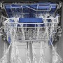 SMEG LSP324BQX - Lavastoviglie, sottotavolo, acciaio inox con protezione anti-impronta, cassetto posate