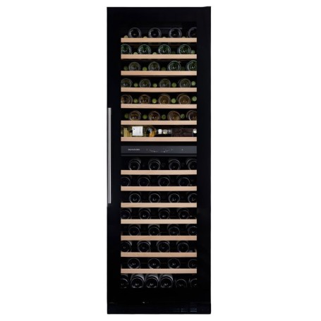 Dunavox Grande 123, cantinetta vino nera DX-123.338DB, capacità: 123 bottiglie (0,75 l Bordeaux)
