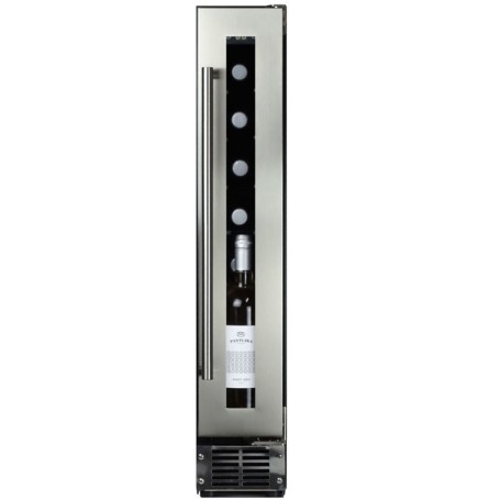 Dunavox Flow 9, cantinetta vino sottobanco, acciaio inox, DAUF-9.22SS