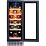 Dunavox Flow 19, cantinetta vino sottopiano, acciaio inox, DAUF-19.58SS
