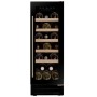 Dunavox Flow 19, cantinetta vino sottopiano, nera, DAUF-19.58B