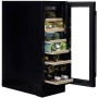 Dunavox Flow 19, cantinetta vino sottopiano, nera, DAUF-19.58B
