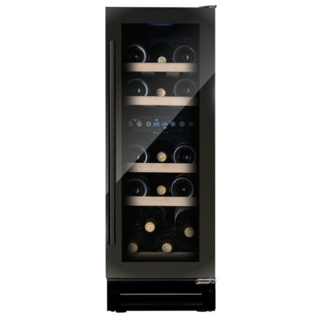 Dunavox Flow 17, cantinetta vino sottopiano, nera, DAUF-17.58DB
