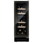 Dunavox Flow 17, cantinetta vino sottopiano, nera, DAUF-17.58DB