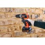 Black & Decker BCD003C2K-QW trapano 1400 Giri/min Senza chiave Nero, Rosso