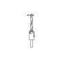 Bosch 2 608 596 394 punta per trapano Punta per trapano elicoidale 2, 1 (2608596394)