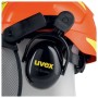 Uvex 9774237 casco di sicurezza Polietilene Nero, Arancione