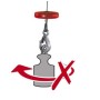 Seilhebezug TC-EH 250 (rot, 450 Watt) (2255130)