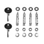 LogiLink W09A54G rack 9U Da parete Grigio (W09A54G)