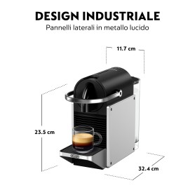 Nespresso Pixie EN127.S  (silber/schwarz) (0132193843)