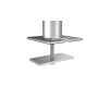 Durable 508423 supporto da tavolo per Tv a schermo piatto 96,5 cm (38") Morsa Argento (508423)