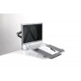 BakkerElkhuizen FlexDesk 640 porta documenti Trasparente (BNEFDESK640)